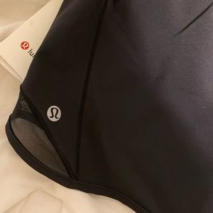 NWT lululemon black shorts